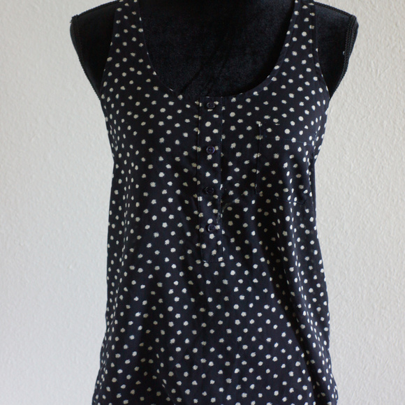 Spotted blouse with knitted back S - Picture 2 of 4